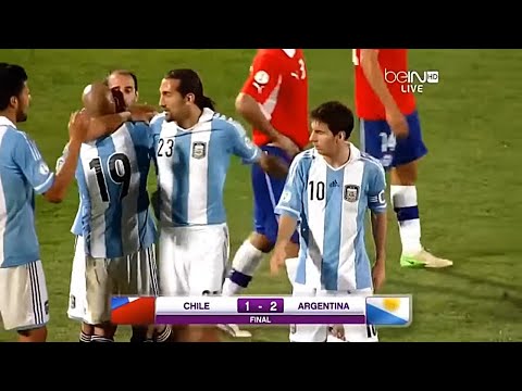 THE DAY HERNÁN BARCOS AND LIONEL MESSI DEFEATED CHILE!!!