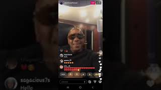 Donell Jones playing New unreleased music on IG live