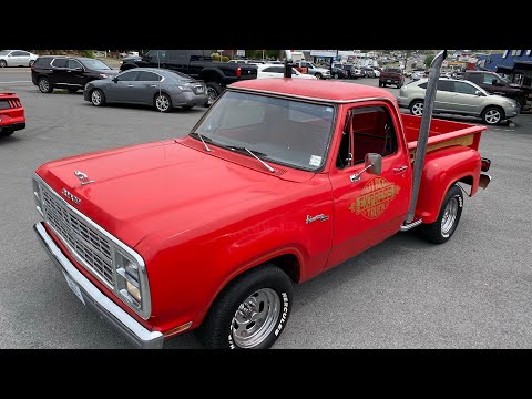 Test Drive 1979 Dodge D-150  "Little Red Express" SOLD $19,900 Maple Motors #1545
