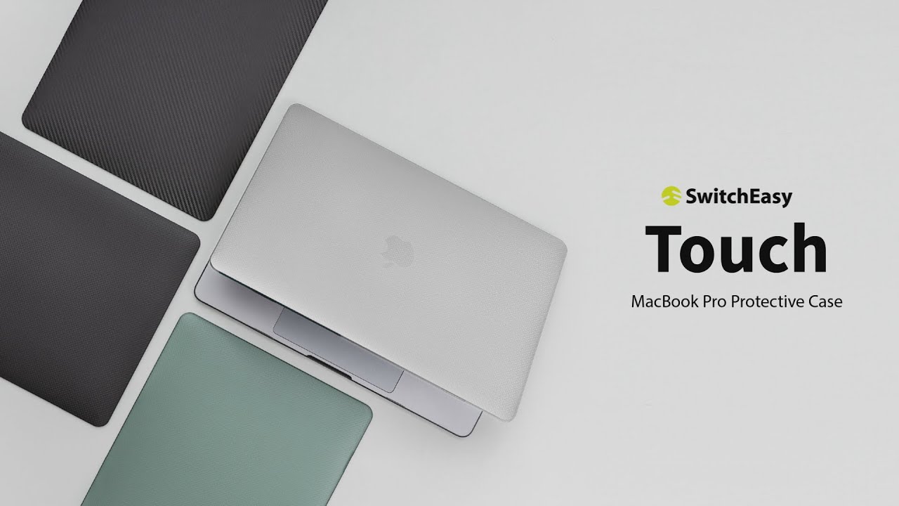 Накладка для MacBook Air 13.6" 2022 M2 SwitchEasy Touch (Black) video preview