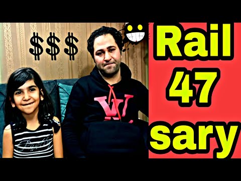 ری اکشن به رپ دری(🌹این بار با دختر گلم🌹) ریل ۴۷ ترک ساری|RAIL47 - SARY