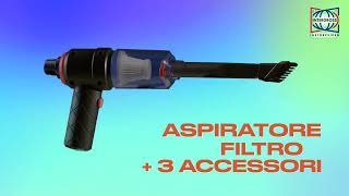 Aspiratore e Soffiatore 2in1 Aspiral 101 Portatile e Ricaricabile USB