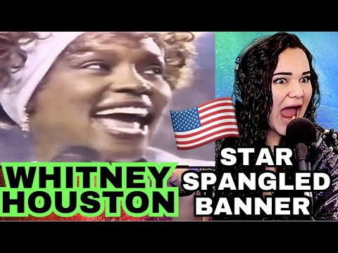 Whitney Houston Star Spangled Banner | Opera Singer Reacts 💃🎶🎉