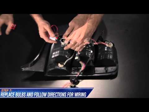 Mustang LED Sequential Chase Tail Light Kit - Splice-in (05-09 All) Install