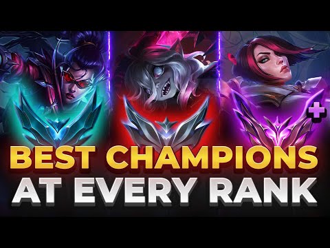 BEST Champions for EVERY RANK in EVERY Role | League of Legends