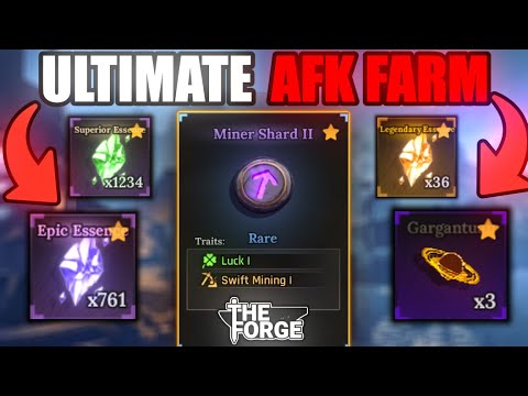 ULTIMATE AFK FARM GUIDE FOR BOSS, MOBS AND ORES for THE FORGE (NO SCRIPTING)