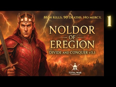 Noldor of Eregion – The Fourth Kinslaying Begins | Total War DAC v5.1 Ep.1