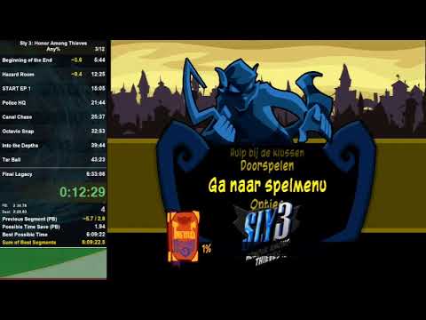 Sly 3: Honor Among Thieves speedrun in 6:26:26 [Former World Record]