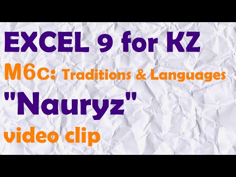 EXCEL 9 for Kaz M6c / NAURYZ / video clip