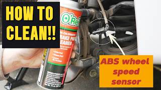 How To Clean ABS Wheel Speed Sensor | AWD Fix | Genesis
