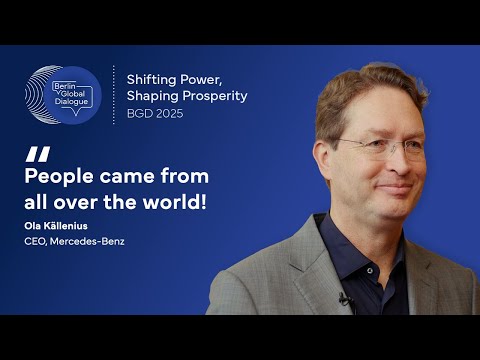 BGD 2025: Ola Källenius, CEO of Mercedes-Benz AG