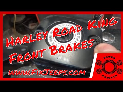 2005 Harley Roadking - Lets do the Front Brakes #harleydavidson