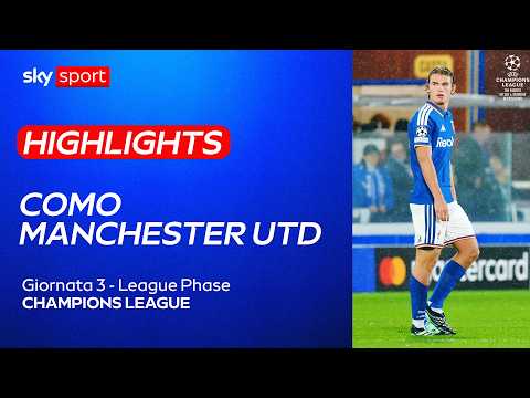 Como-Manchester United: gol e highlights | Champions League