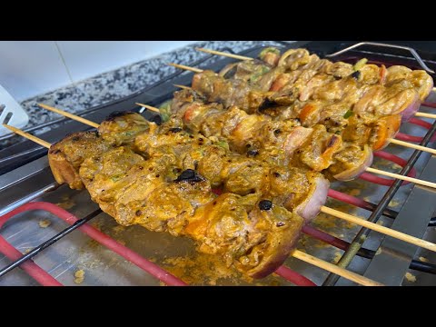 Kuwaiti lamb tikka recipe | how to make Arabic lamb or meat tikka |