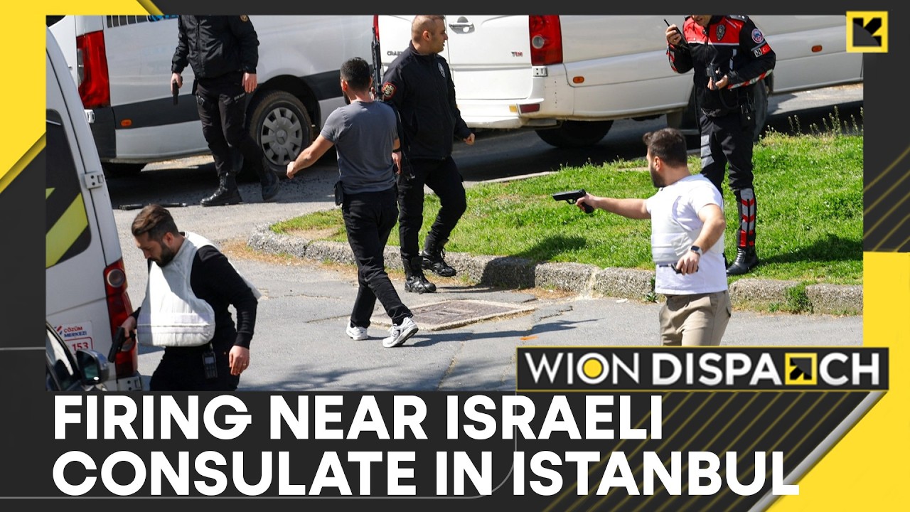 Firing Near Israeli Consulate In Istanbul | Governor: One Gunman Killed, Two Injured | WION Dispatch