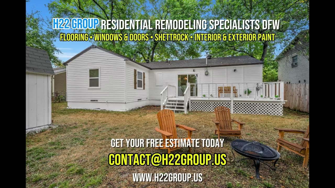 Full Home Remodel in Arlington TX | Before & After | H22 Group