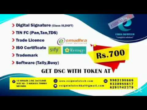 Emudhra class 3 digital signature certificate with usb token