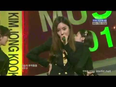 SeeYa, Davichi & T-ara - Wonder Woman @ Music Core 100206