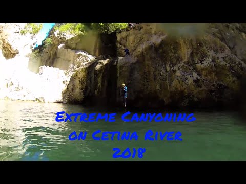 Extreme Canyoning on Cetina River - Croatia 2018