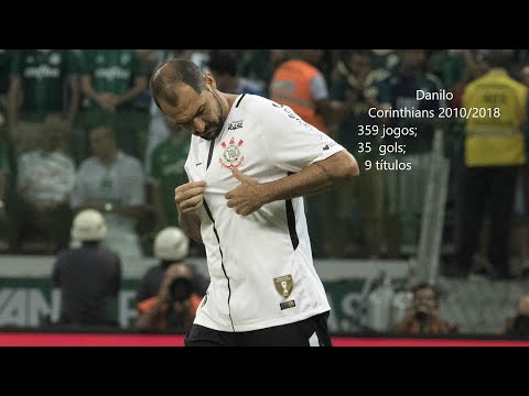 Danilo / todos os 35 gols pelo Corinthians 2010-2018