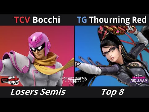 SAU14: Losers Semis - TCV| Bocchi (Cap. Falcon) Vs. TG| Thourning Red (Min Min, Bayonetta)