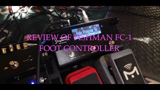 Video thumbnail for Review of Fishman Triple Play Wireless FC-1 Foot Controller by Vincent Van Nunu