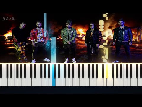 ME NIEGO / REIK fT OZUNA & WISIN / Piano Tutorial FACIL