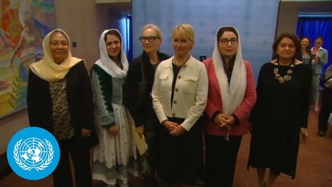 Inclusion of Women in the Future of Afghanistan - Security Council Media Stakeout | United Nations