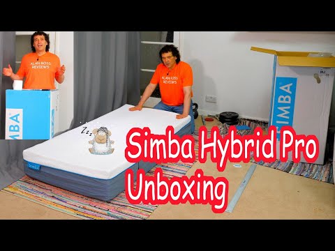 Simba Hybrid Pro Mattress - unboxing UK 2020 version