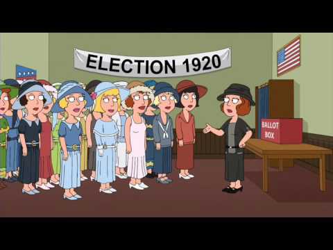 FAMILY GUY First election for women voters