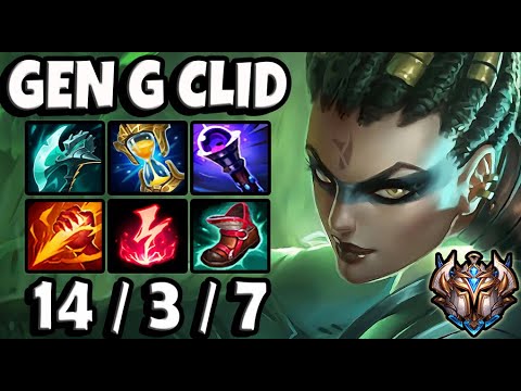 Nidalee JUNGLE vs Nocturne [ Gen G Clid ] Patch 11.10 Korea Ranked ✅