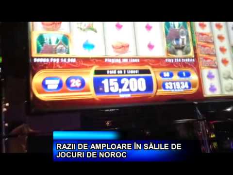 RAZII DE AMPLOARE IN SALILE DE JOCURI DE NOROC