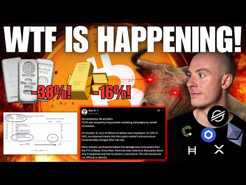 WHAT IS HAPPENING!! Silver Down 38% & Gold Down 16%!! OKX CEO Speak Out On Binance.. New FED Chair..