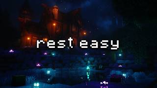 it's quiet tonight, you can let yourself rest… (minecraft music & rain ambience)