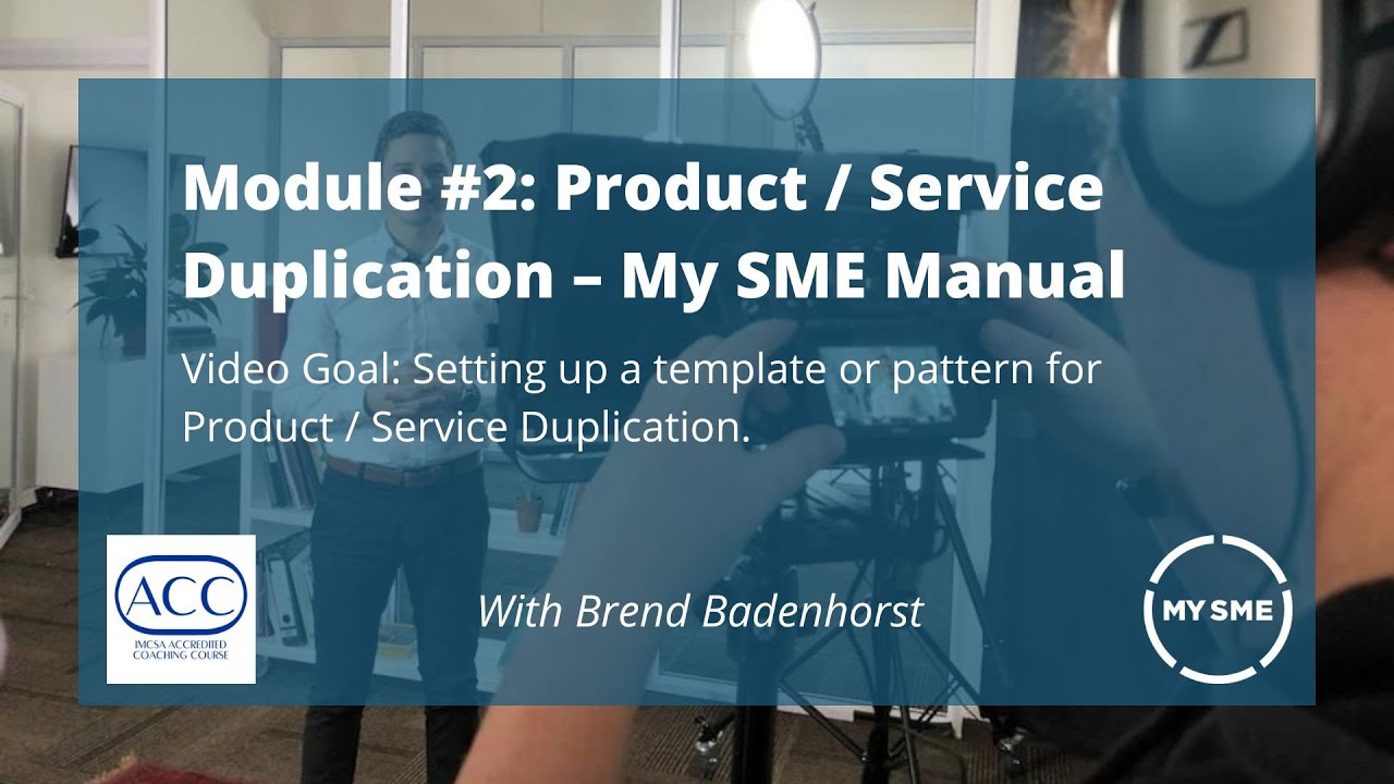 Module 2 - Video 17: How to Document Your Production & Duplication System | My SME Manual