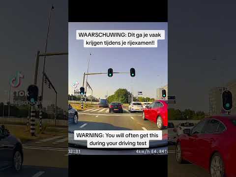 Gezakt!! WAARSCHUWING: Doe dit niet op je RIJEXAMEN!! #drivingexam #rijles  #praktijkexamen  #adam
