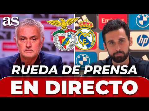 MOURINHO y ARBELOA, EN DIRECTO | RUEDA DE PRENSA HOY tras SL BENFICA vs. REAL MADRID | CHAMPIONS