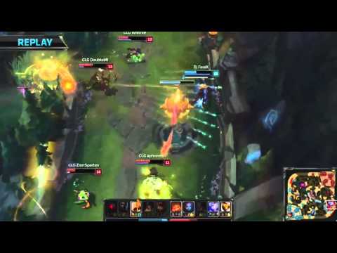 FeniX insane 1v4 Qaudra against CLG