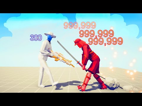 999.999x DAMAGE GUN vs EVERY UNIT | TABS - Totally Accurate Battle Simulator