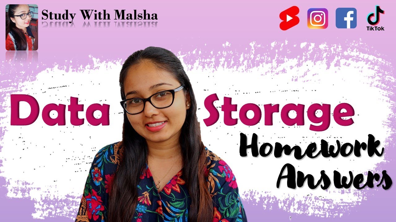 Data storage capacities | Homework activity | Check your answers with me #O/L #Exam #2021