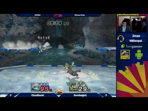 CZPM94 Winners Finals: Cloudburst (Squirtle) vs ilovebagelz (Luigi)