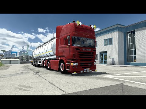 ETS2 1.42 - Euro Truck Simulator 2 - Scania R480 Topline - Kässbohrer cistern