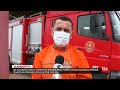 De acordo com o corpo de bombeiros, Forte chuva causou apenas danos materiais em Rolim de Moura