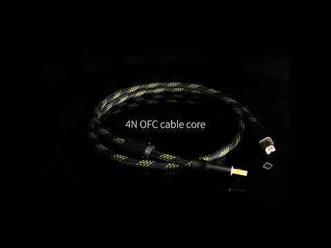 TODN HIFI USB Cable DAC A-B Alpha 4N OFC Digital AB Audio A to B high-