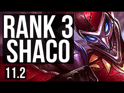 SHACO vs RENGAR (JUNGLE) | Rank 3 Shaco, 4.3M mastery, 8/1/7, 2200+ games | NA Master | v11.2