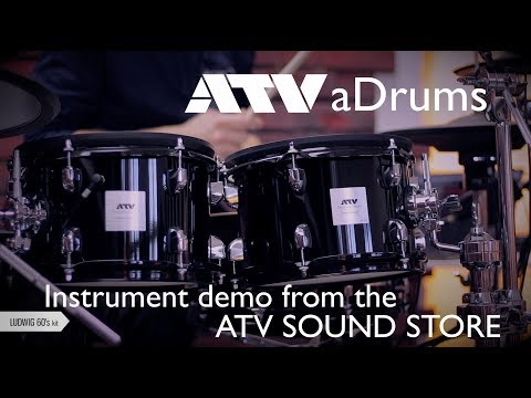 ATV aDrums aD5 e-drums playing new samples from the ATV sound store