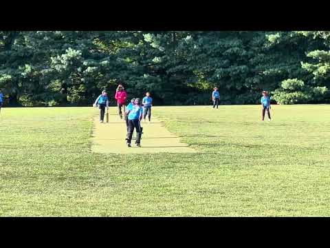Akhil 11 year old batting - WYCL U15 game