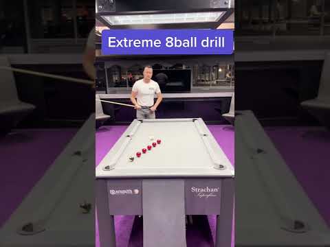 Extreme 8 ball pool drill with world champion Gareth Potts ✅🔥 #billiards #8ballpool