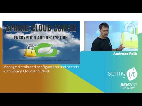 Image thumbnail for talk Manage distributed configuration and secrets with Spring Cloud and Vault