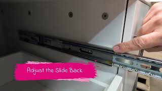 Drawer Slide Adjustment